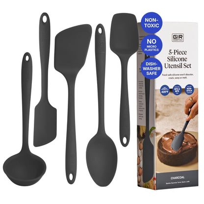 GIR: 5-Piece Silicone Essentials Kitchen Utensils Set – Rose