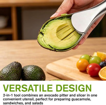 Avocado Slicer Tool, 3-in-1 Stainless Steel Avocado Slicer Tool