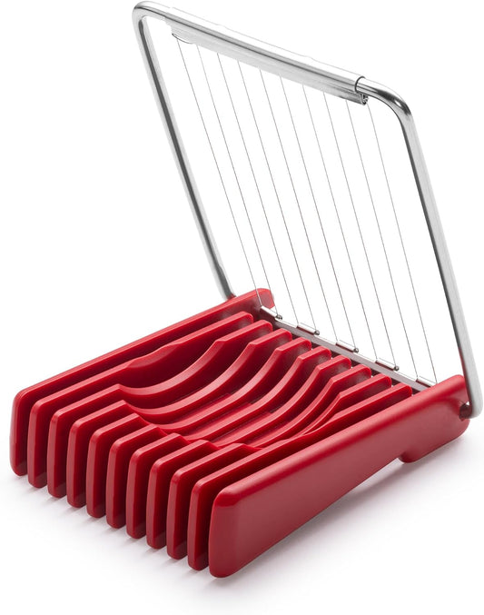 HIC Kitchen Double-Sided Egg Slicer, 18/8 Stainless Steel Wires