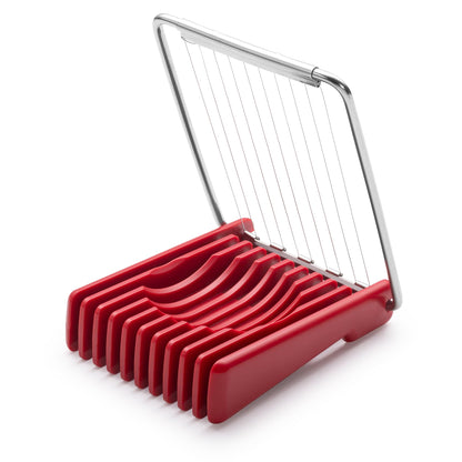 HIC Kitchen Double-Sided Egg Slicer, 18/8 Stainless Steel Wires