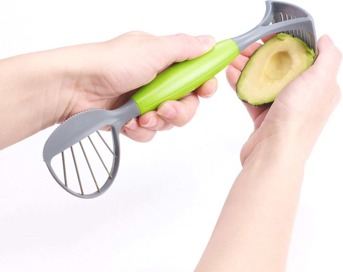 JOKARI Avocado Tool - 5-in-1 Opener Knife, Pitter, Slicer, Scoop and Masher