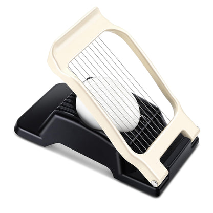 Multipurpose Heavy Duty Aluminium Egg Slicer, Stainless Steel Wire, Sliver