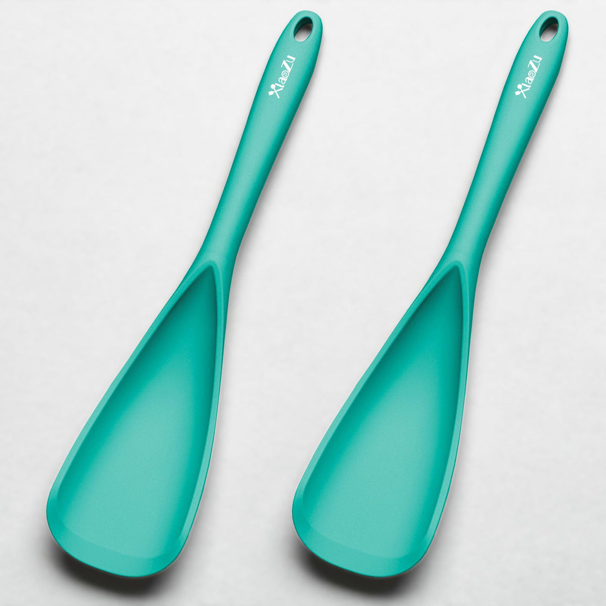 Silicone Cooking Spoon Spatula For Non-stick Cookware,12.6" Khaki