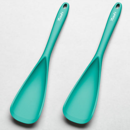 Silicone Cooking Spoon Spatula For Non-stick Cookware,12.6" Khaki
