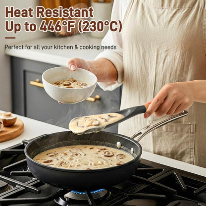 3 PACK Cooking Spoon Spatula for Nonstick Cookware, Heat Resistant Silicone