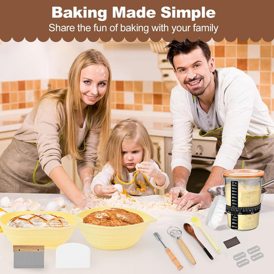 TOKPELA Sourdough Starter Kit 13Pcs Sourdough Bread Baking Supplies