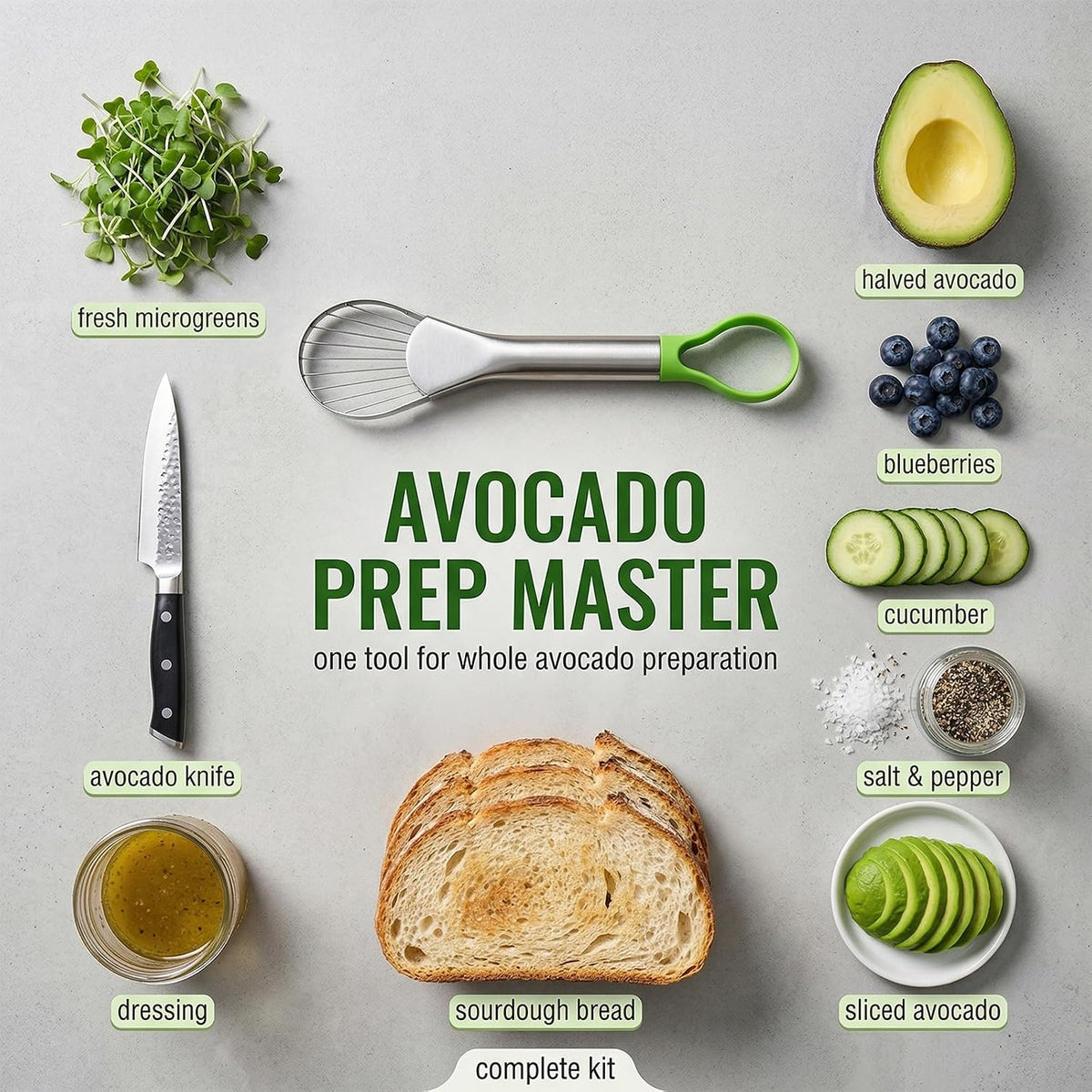 Avocado Cutter Tool 2 in 1 Pitter Slicer
