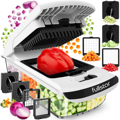 Fullstar Pro Original Vegetable Chopper & Spiralizer, All-in-1 Kitchen Tool