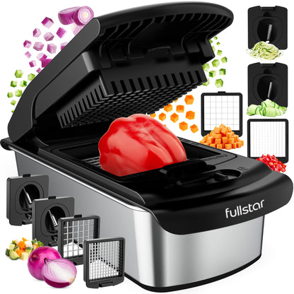 Fullstar Pro Original Vegetable Chopper & Spiralizer, All-in-1 Kitchen Tool