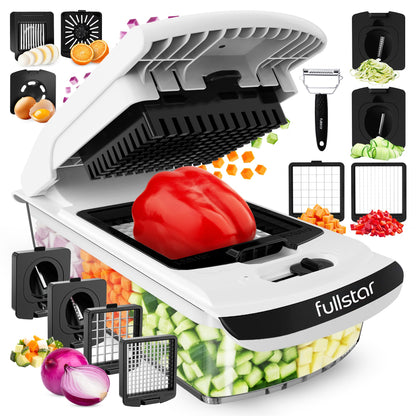 Fullstar Pro Original Vegetable Chopper & Spiralizer, All-in-1 Kitchen Tool